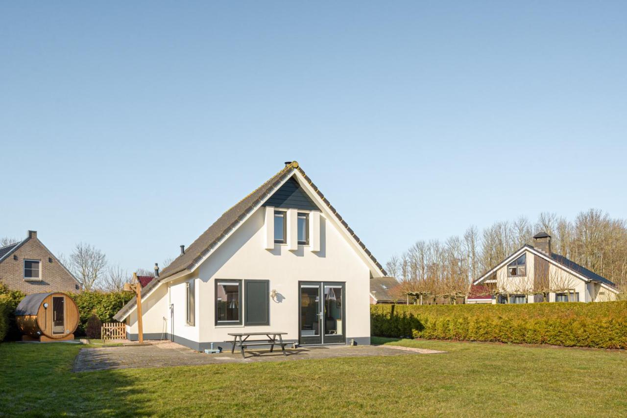 The Frisian Beach House Met Scandinavische Barrel Sauna Villa Tzummarum Exterior foto